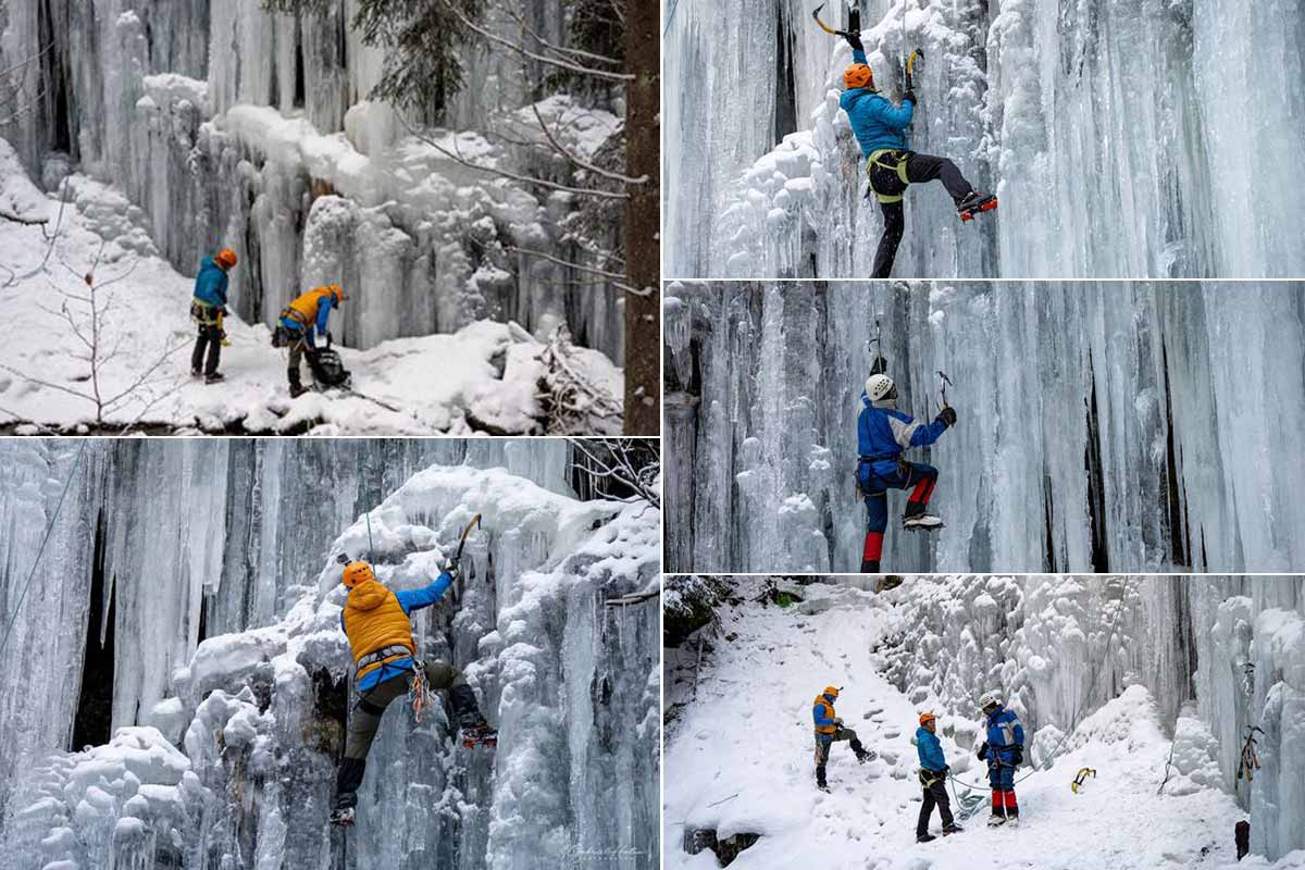 Icefalls in the Jie Jiu Gorge | January 2024